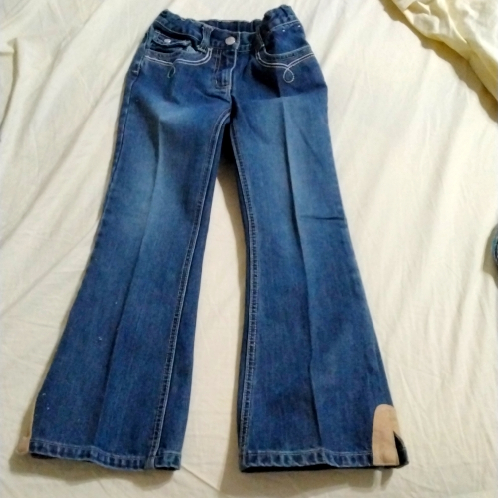 Gymboree Girl Bootcut Jean's size 7 slim adjustable waist band